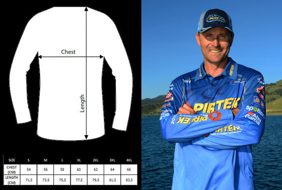 Adults Custom Sublimation Performance Wicking Fishing Jersey Polystere Shirt Promotion