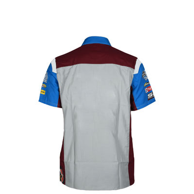 100% Cotton Polo T Shirt Custom Logo Team Uniform Car Racing Sport Wear for Adults