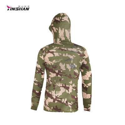 QUICK DRY Sport Fishing Clothes OEM Custom Hight Ice Silk Sunblock Hooded Print Coat