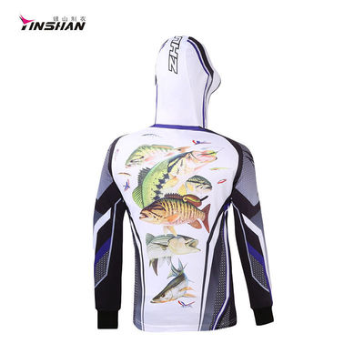 QUICK DRY Sport Fishing Clothes OEM Custom Hight Ice Silk Sunblock Hooded Print Coat