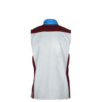 Customized Logo Printing Polyester Wicking Softshell Running Vest for Motor Team Men
