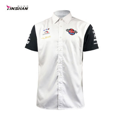 Custom Printing 100% Polyester F1 Car Racing and Motorcycle Pit Crew Wear Direct Sale