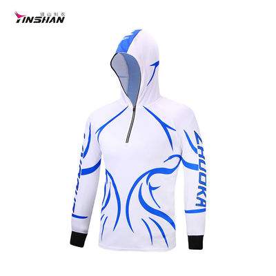 Fully Sublimation Print Custom Logo 100% Polyester Quick Dry Sun Protect Fishing Suit