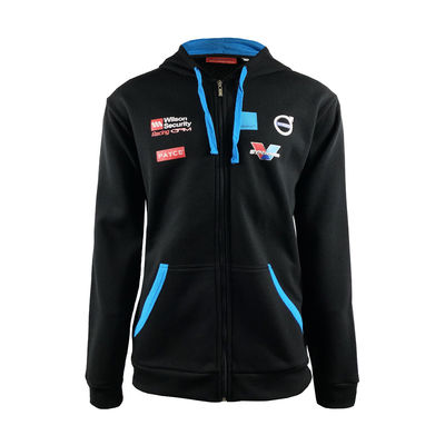 Unisex Adults Black Windproof Cotton Poly Sports Jacket with Looking Design and Guaranteed