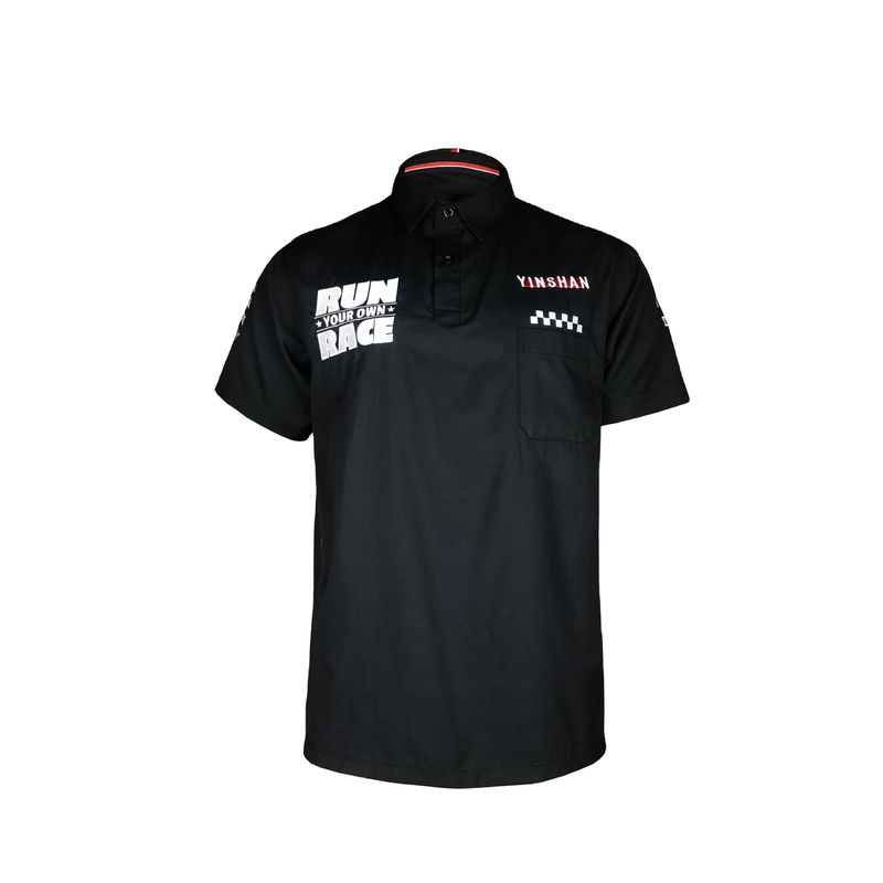 Characteristic Wicking Breathable Pit Crew Racing Shirts for Custom Designs Teamswear