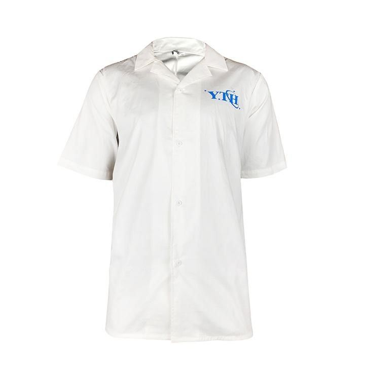 Support Customized Samples Women's Work Blouse with Long Sleeves and Button Down Front